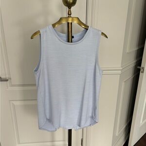 Light Blue Sleeveless Women's Top